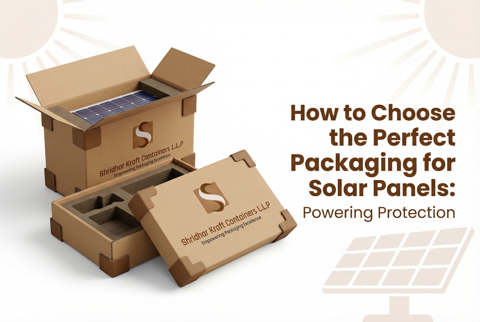 How to Choose the Perfect Packaging for Solar Panels: Powering Protection